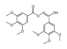 N-(3,4,5-trimethoxybenzoyloxy)-3,4,5-trimethoxybenzamide Structure