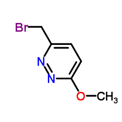3-(Bromomethyl)-6-methoxypyridazine Structure