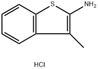 3-methyl-1-benzothiophen-2-amine hydrochloride structure