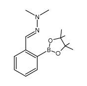 2-(4,4,5,5-tetramethyl-1,3,2-dioxaborolan-2-yl)benzaldehyde N,N-dimethylhydrazone结构式