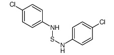 4-chloro-N-(4-chloroanilino)sulfanylaniline结构式