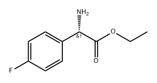 (S)-2-氨基-2-(4-氟苯基)乙酸乙酯结构式