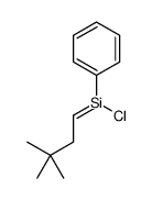 chloro-(3,3-dimethylbutylidene)-phenylsilane结构式