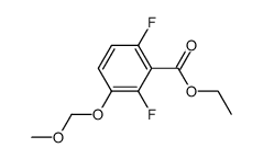 ethyl 2,6-difluoro-3-(methoxymethoxy)benzoate结构式