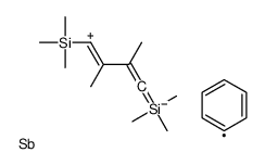 (3,4-dimethyl-1-phenyl-5-trimethylsilylstibol-2-yl)-trimethylsilane Structure