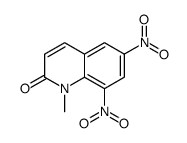 1-methyl-6,8-dinitroquinolin-2-one Structure