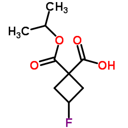 3-氟-1-[(丙-2-基氧基)羰基]环丁烷-1-羧酸图片
