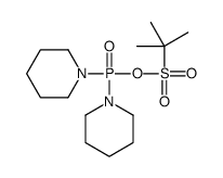 di(piperidin-1-yl)phosphoryl 2-methylpropane-2-sulfonate结构式