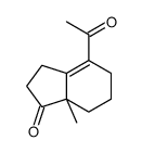 4-acetyl-7a-methyl-3,5,6,7-tetrahydro-2H-inden-1-one结构式
