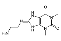 8-(2-aminoethylamino)-1,3-dimethyl-7H-purine-2,6-dione结构式