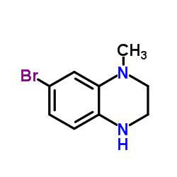 7-Bromo-1-methyl-1,2,3,4-tetrahydroquinoxaline Structure
