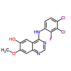 4-[(3,4-Dichloro-2-fluorophenyl)amino]-7-methoxy-6-quinazolinol picture