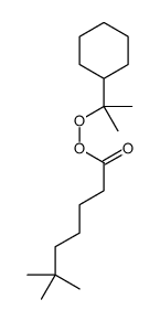 2-cyclohexylpropan-2-yl 6,6-dimethylheptaneperoxoate Structure
