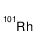 rhodium-101 Structure