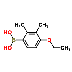 4-Ethoxy-2,3-dimethylphenylboronic acid结构式