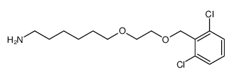 6-[2-[(2,6-dichlorophenyl)methoxy]ethoxy]hexan-1-amine Structure