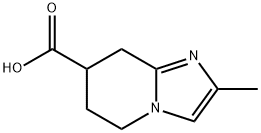 2-methyl-5,6,7,8-tetrahydroimidazo[1,2-a]pyridine-7-carboxylic acid Structure