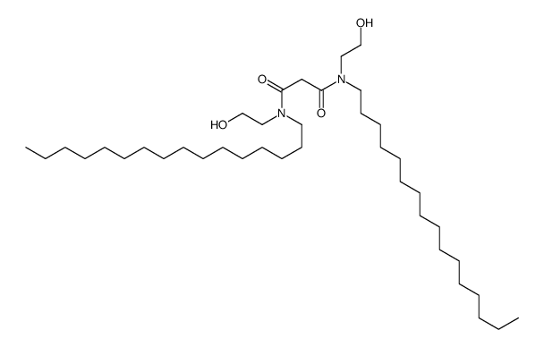 N'-(2,2-dihydroxyethyl)-N,N'-dihexadecylpropanediamide Structure