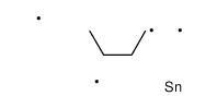 Butyltrimethyltin(IV) structure