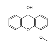 4-methoxy-9-hydroxy-9H-xanthene结构式