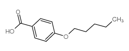 4-Pentyloxybenzoic acid Structure