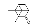 3,6,6-TRIMETHYLBICYCLO-3,1,1-HEPTAN-2-ONE structure