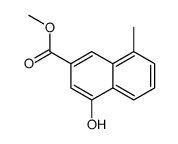 Methyl4-hydroxy-8-methyl-2-naphthoate Structure