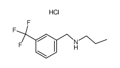 propyl-(3-trifluoromethylbenzyl)-amine hydrochloride结构式