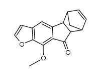 5,8-methano-10-methoxy-9-oxo-4b,5,8,8a,9-pentahydrofluoreno[2,3-b]furan Structure