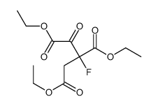 triethyl 2-fluoro-1-oxopropane-1,2,3-tricarboxylate结构式