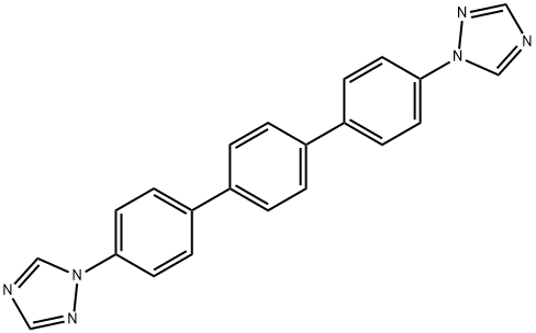 1H-1,2,4-Triazole,1,1'-[1,1':4',1''-terphenyl]-4,4''-diylbis-结构式