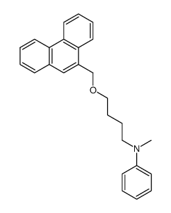 4-(N-methylanilino) 9-phenanthrylmethyl ether结构式