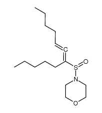 4-[(1-pentylhepta-1,2-dienyl)sulfinyl]morpholine Structure