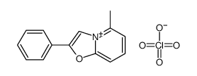 5-methyl-2-phenyl-[1,3]oxazolo[3,2-a]pyridin-4-ium,perchlorate Structure
