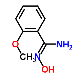 N'-HYDROXY-2-METHOXYBENZENECARBOXIMIDAMIDE Structure