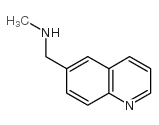 N-Methyl-N-(quinolin-6-ylmethyl)amine structure