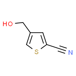 4-(Hydroxymethyl)thiophene-2-carbonitrile结构式