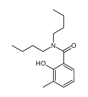 N,N-dibutyl-2-hydroxy-3-methylbenzamide结构式