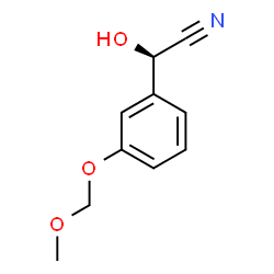 (R)-3-METHOXYMETHOXY-MANDELONITRILE结构式