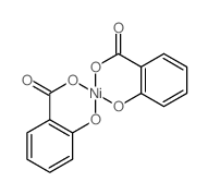 Nickel, bis[2-(hydroxy-kO)benzoato-kO]-结构式