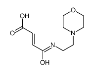 4-(2-morpholin-4-ylethylamino)-4-oxobut-2-enoic acid结构式