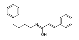 3-phenyl-N-(4-phenylbutyl)prop-2-enamide结构式