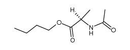 D-N-acetylamino alanine n-butyl ester Structure
