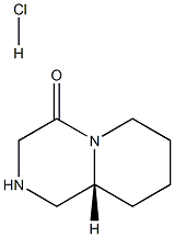 (R)-Octahydro-pyrido[1,2-a]pyrazin-4-one hydrochloride结构式