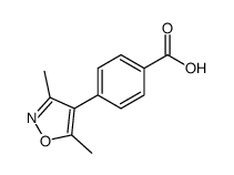 4-(3,5-dimethyl-1,2-oxazol-4-yl)benzoic acid Structure