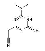 4-AMINO-6-(DIMETHYLAMINO)-1,3,5-TRIAZIN-2-YL]ACETONITRILE picture