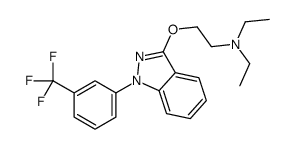 3-[2-(Diethylamino)ethoxy]-1-[3-(trifluoromethyl)phenyl]-1H-indazole structure