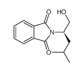 (R)-2-(1-hydroxy-4-methylpentan-2-yl)isoindoline-1,3-dione结构式