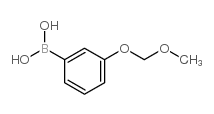 3-(甲氧基甲氧基)苯基硼酸结构式
