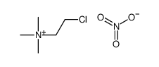 Chlorocholine nitrate Structure